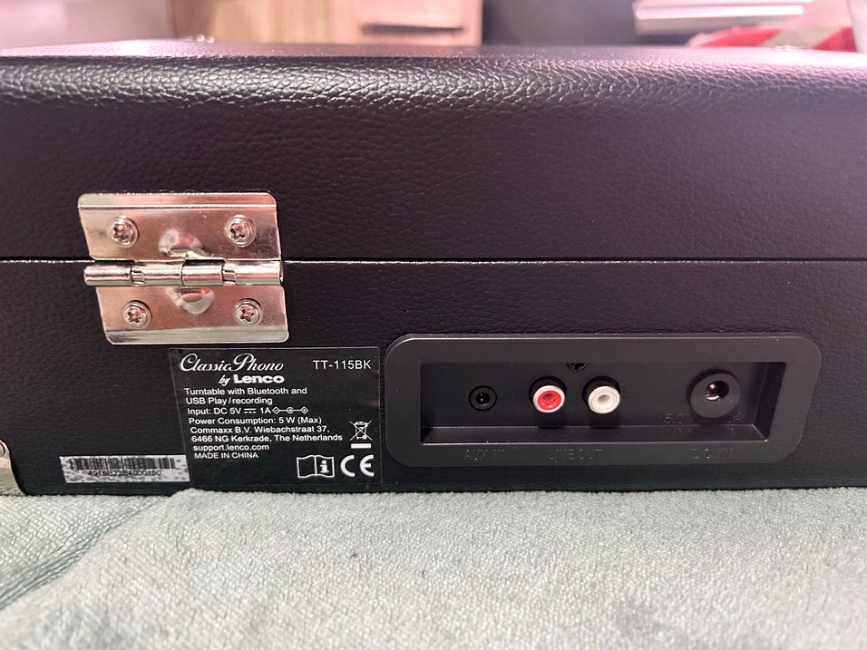 Lenco Siyah Bluetooth USB Kayıtlı Pikap Hoparlörlü - Görsel 3