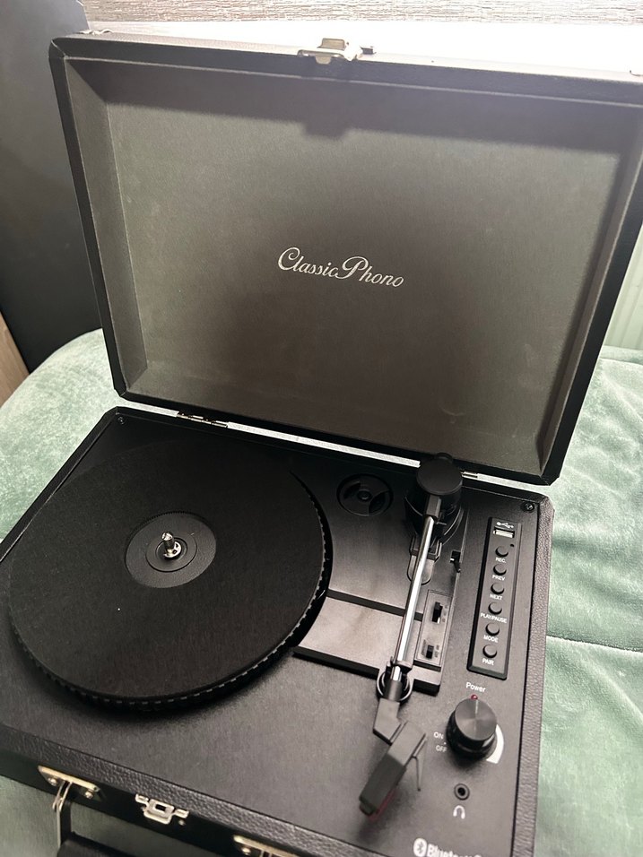 Lenco Siyah Bluetooth USB Kayıtlı Pikap Hoparlörlü - Görsel 5