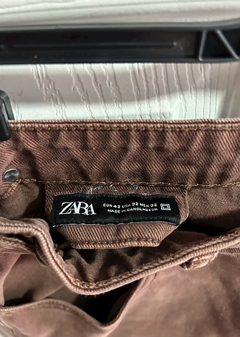 Kahverengi Bol Kesim  Pantolon - Görsel 4