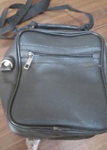 Siyah Erkek Omuz Çantası Tokalı - Görsel 3