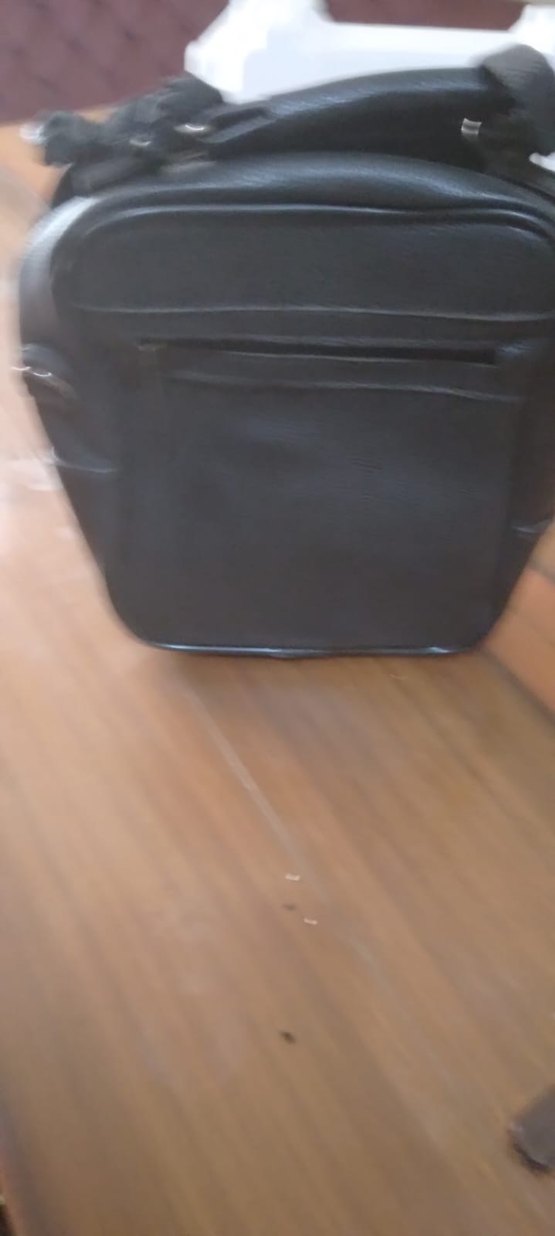 Siyah Erkek Omuz Çantası Tokalı - Görsel 4