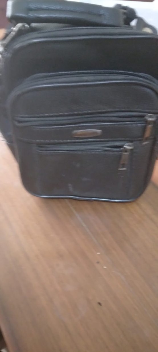 Siyah Erkek Omuz Çantası Tokalı - Görsel 5