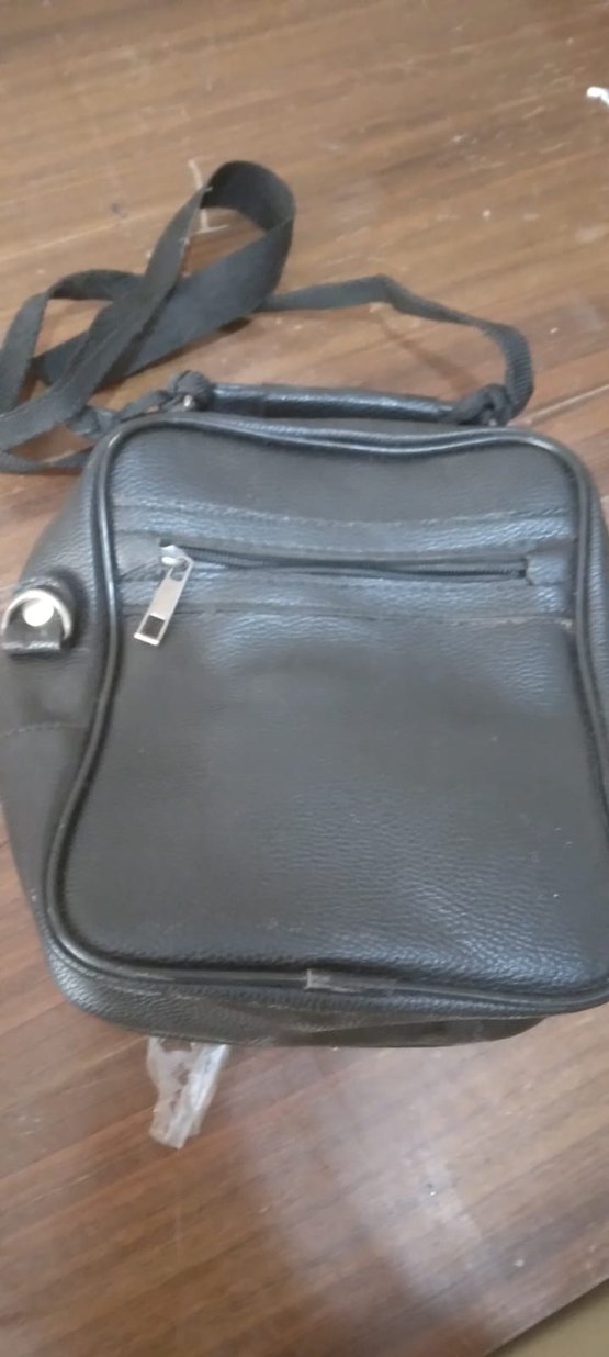 Siyah Erkek Omuz Çantası Tokalı - Görsel 3