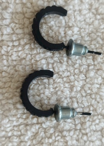 Bej Payetli Midi Çiçek Küpeler - Görsel 11