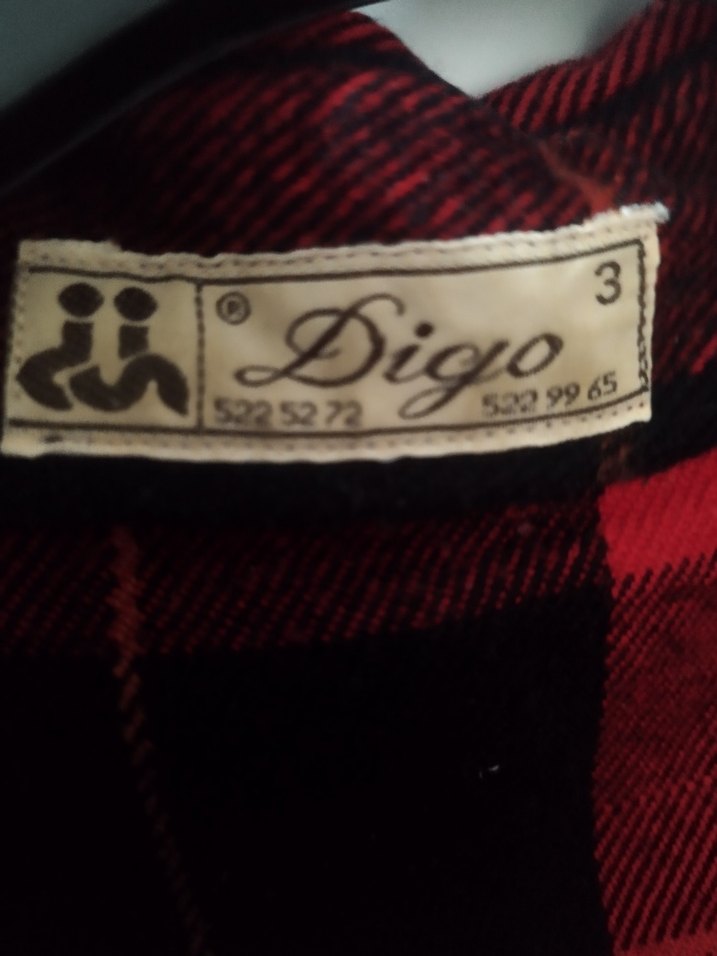 Kırmızı Ekoseli Kadın Uzun Kollu Gömlek - Görsel 3