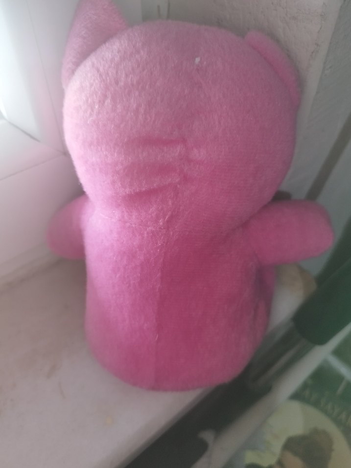 Pembe Peluş Ayıcık Oyuncak - Görsel 3