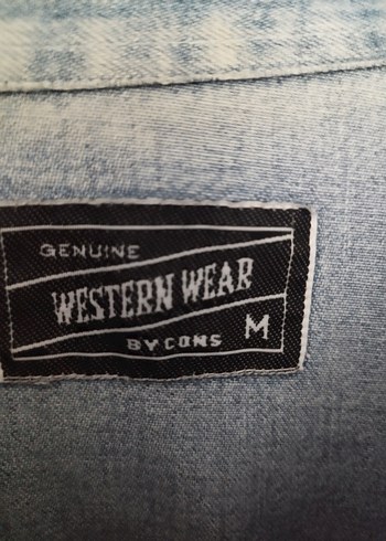 Mavi Denim Düğmeli Uzun Kollu Gömlek - Görsel 3