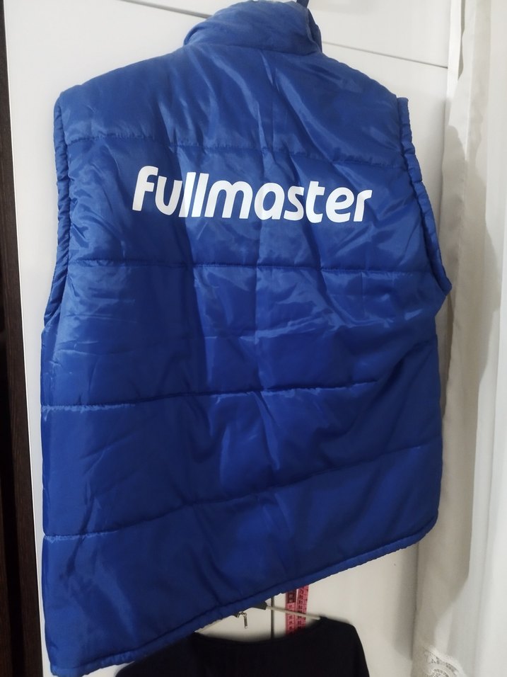 Mavi Fermuarlı Erkek Yelek - Görsel 2