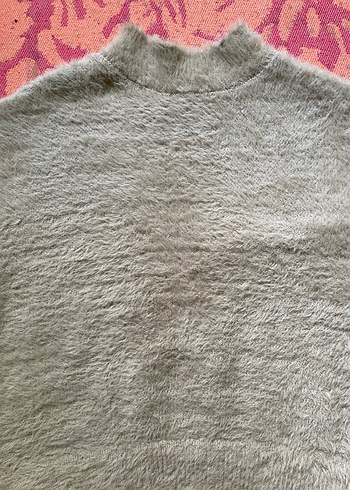 Açık soluk kahverengi Örgü Kadın Kazak - Görsel 2