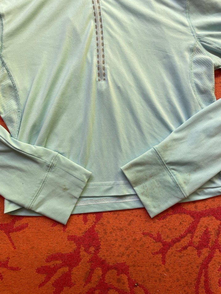 Gri Kapüşonlu Yarım Fermuarlı Sweatshirt - Görsel 2