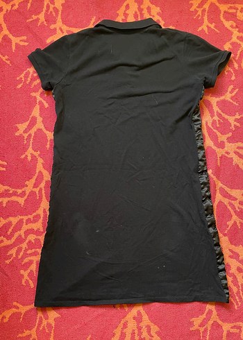 Siyah Kısa Kollu Kadın Günlük Elbise - Görsel 3