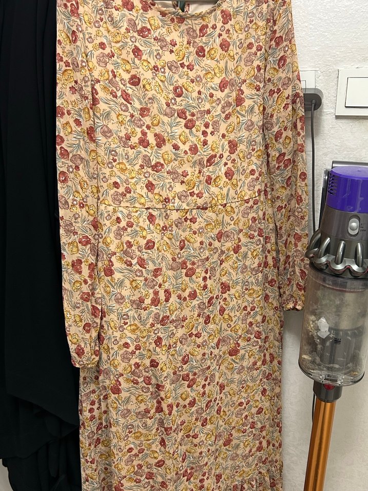 Çiçek Desenli Uzun Kollu Hamile Bluzu - Görsel 2