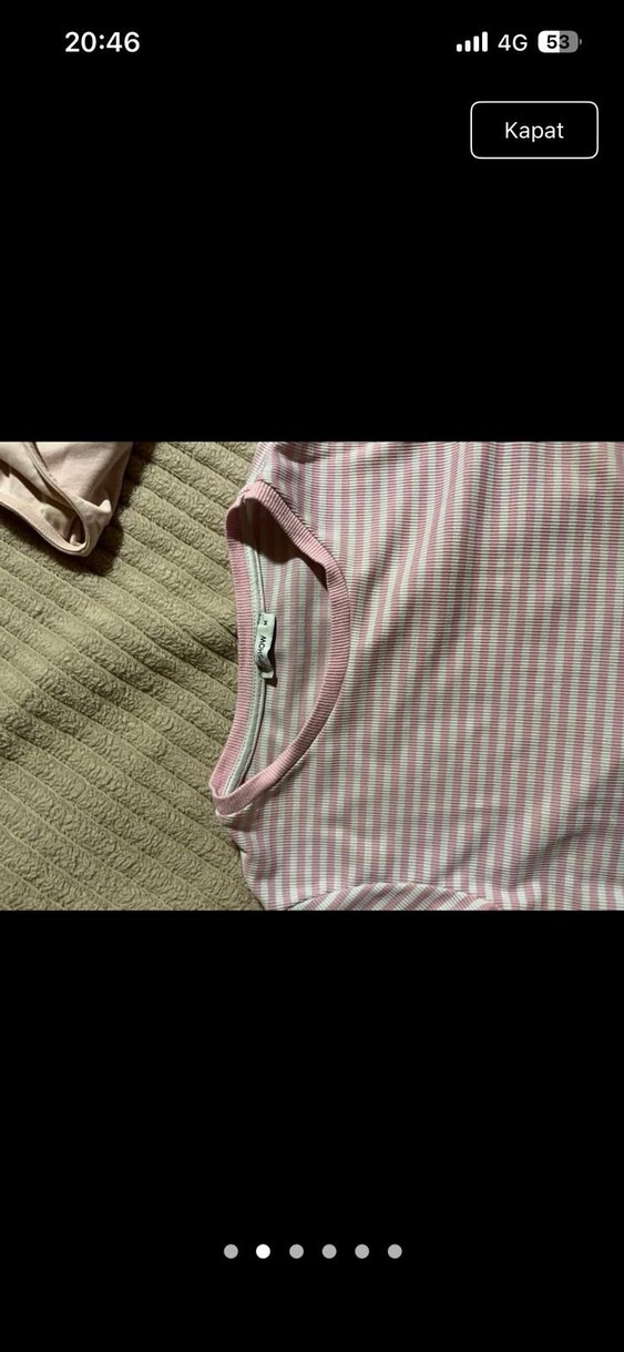 Pembe Uzun Kollu  Tişört - Görsel 5