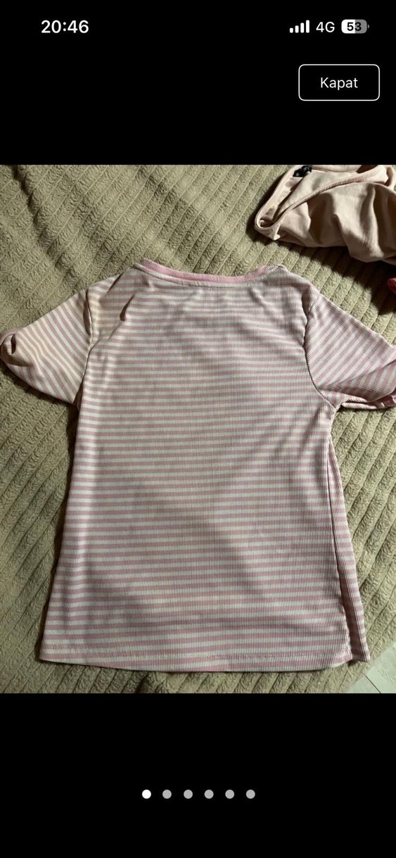 Pembe Uzun Kollu  Tişört - Görsel 3