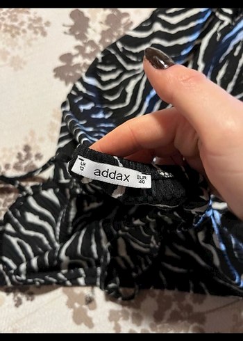 Zebra Desenli Uzun Siyah Mini Elbise - Görsel 3