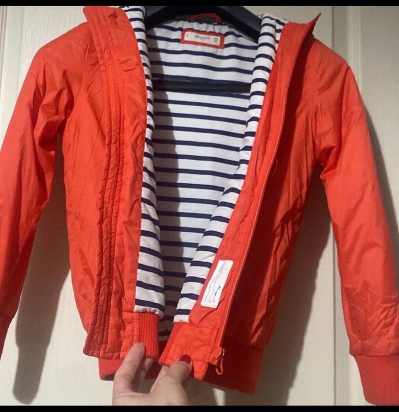 Turuncu Fermuarlı Erkek Çocuk Mont - Görsel 4