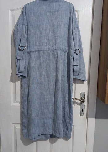 Düğmeli Kadın Trençkot - Görsel 2