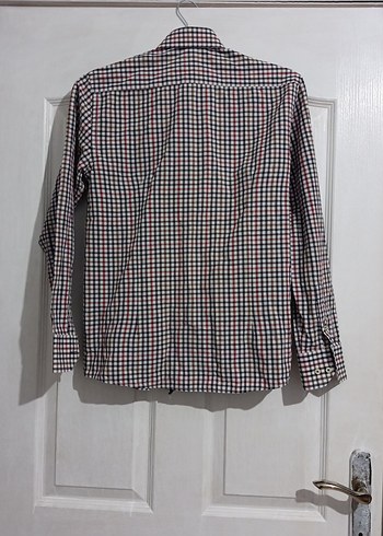 Bordo Düğmeli Erkek Gömlek - Görsel 2