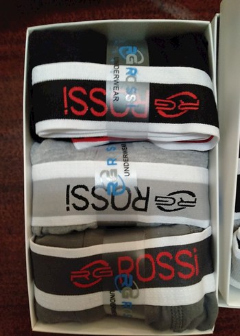 3.LÜ KUTU ROSSİ ERKEK BOXER,ATLET,ÇORAP ... - Görsel 6