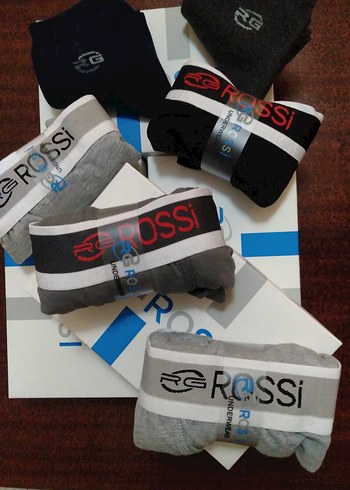 3.LÜ KUTU ROSSİ ERKEK BOXER,ATLET,ÇORAP ... - Görsel 7