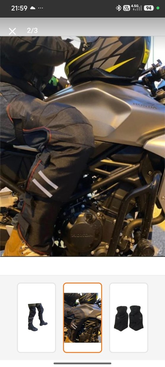 Siyah Kamuflaj Desenli Erkek Biker Bot - Görsel 2