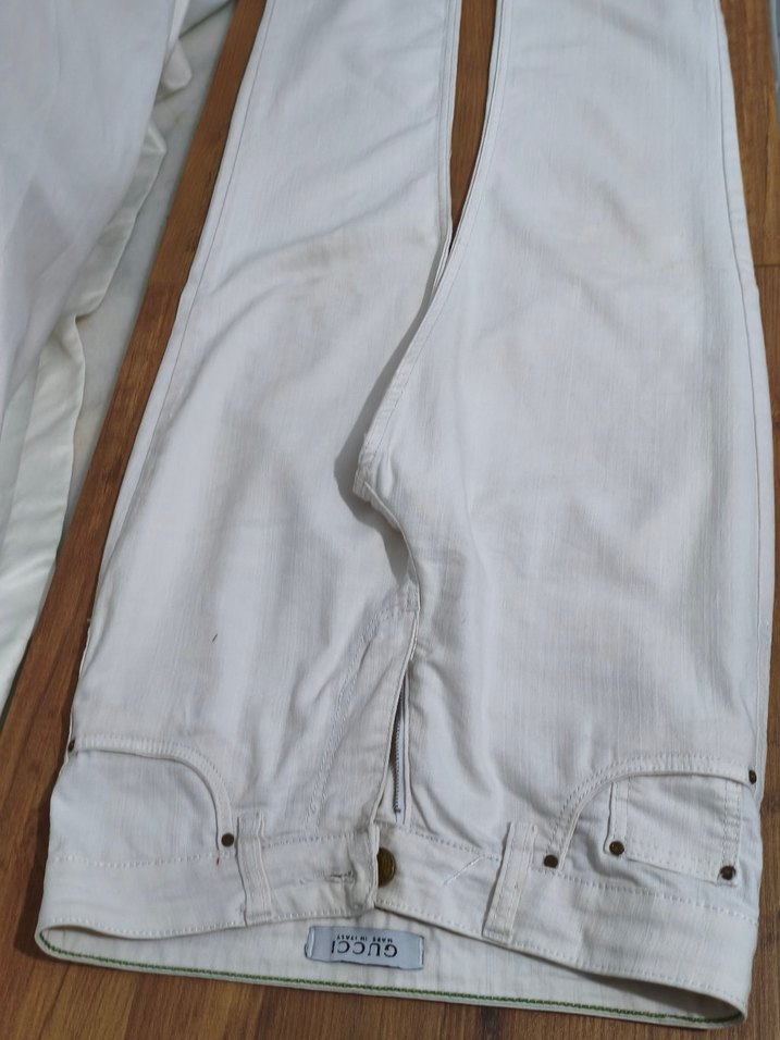 3 parça Kadın eşyası Kadın Mor Midi Ceket ve 2  Beyaz pantolon - Görsel 4