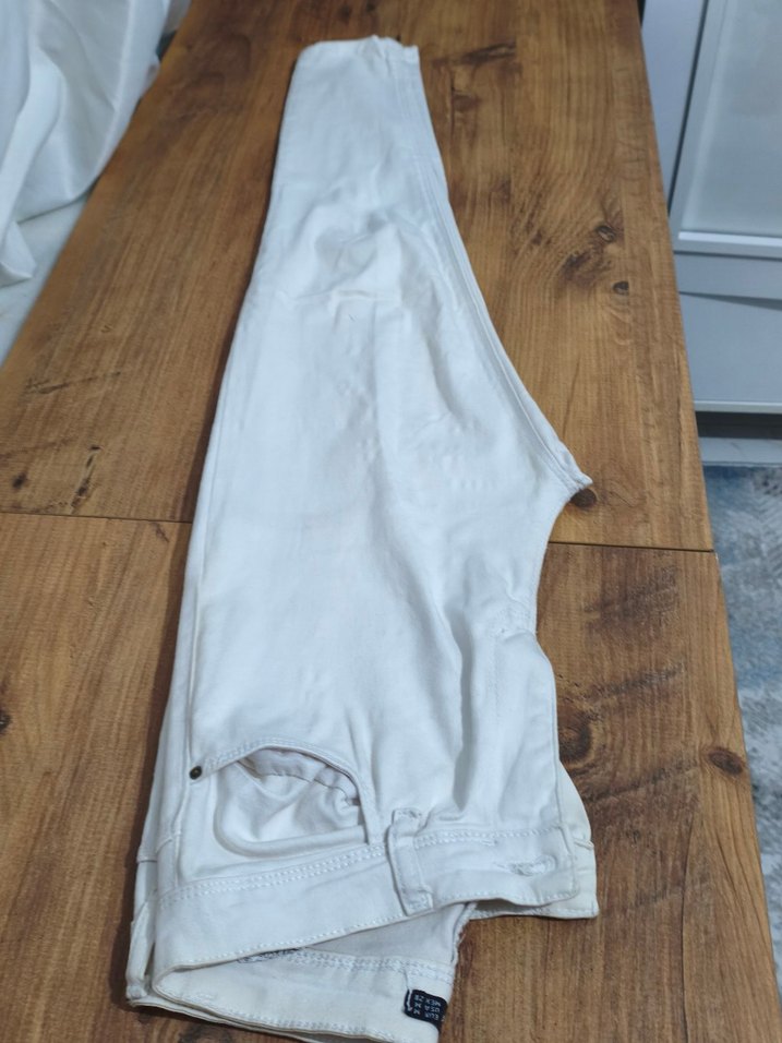 3 parça Kadın eşyası Kadın Mor Midi Ceket ve 2  Beyaz pantolon - Görsel 2