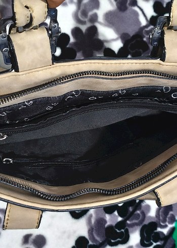 2 adet çanta Yılan Desenli Zincir Detaylı Kadın Süet Çanta - Görsel 8