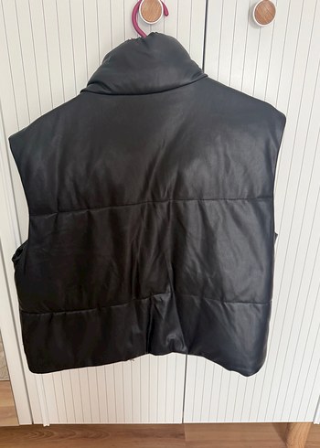 Kadın Deri Midi Yelek - Görsel 2