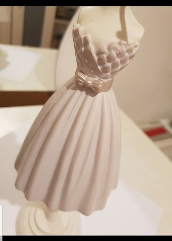 Beyaz Kadın Figürlü Takı Askısı - Görsel 7