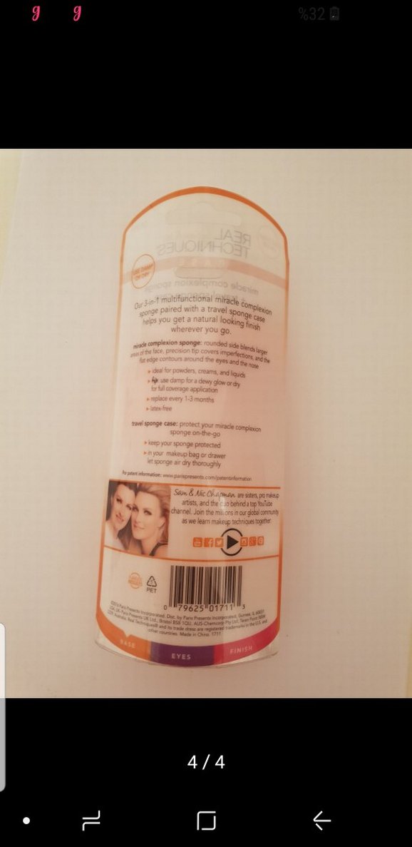 Real Techniques Turuncu Makyaj Süngeri - Görsel 4