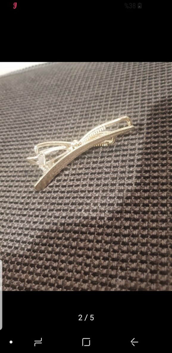 Minimalist Metal Fiyonk Toka - Görsel 2