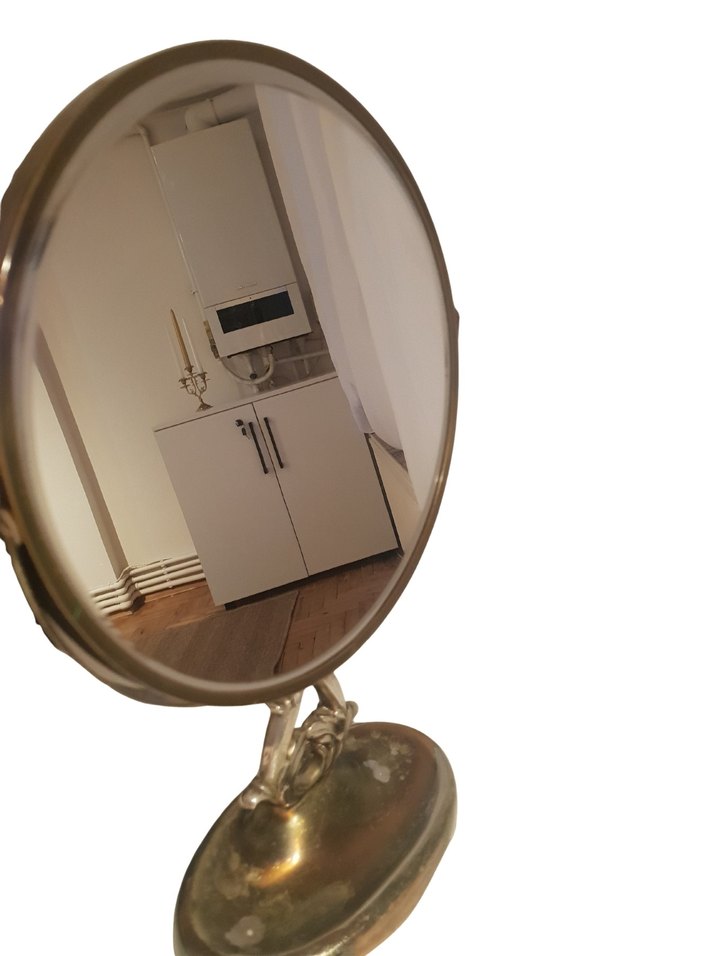 Fransiz Maison Damgali Antika Ayna (Fiyat Teklifine aciktir) - Görsel 2