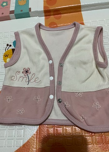 Nakışlı Pembe Kız Bebek 4'lü Kıyafet Seti - Görsel 4