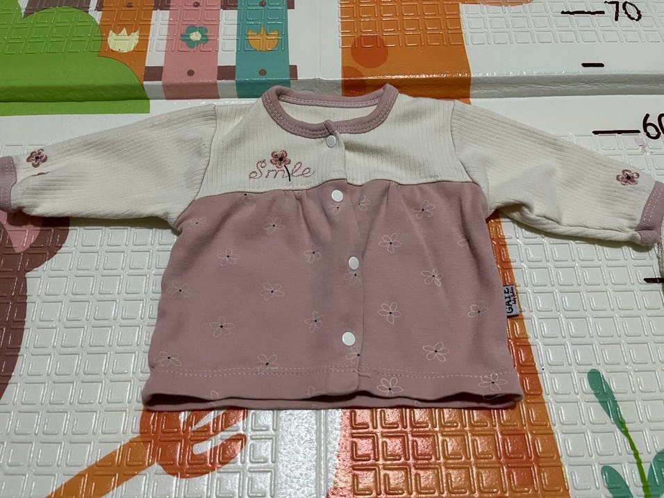 Nakışlı Pembe Kız Bebek 4'lü Kıyafet Seti - Görsel 2