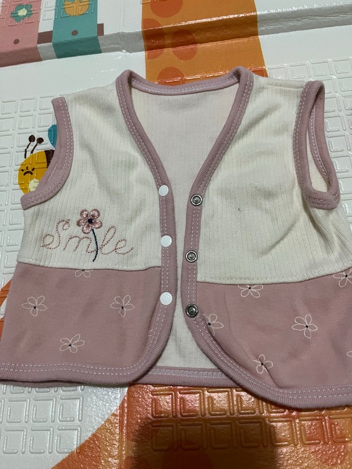 Nakışlı Pembe Kız Bebek 4'lü Kıyafet Seti - Görsel 4