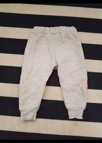 Kız Çocuk Gri Fitilli Eşofman Altı - Görsel 3