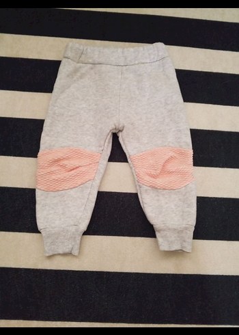 Kız Çocuk Gri Fitilli Eşofman Altı - Görsel 2