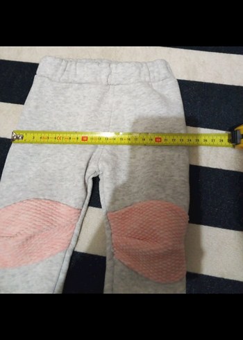 Kız Çocuk Gri Fitilli Eşofman Altı - Görsel 4