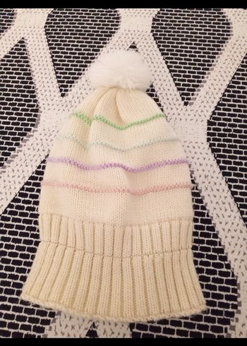 LCW Beyaz Örgü Yün Çocuk Bere - Görsel 2