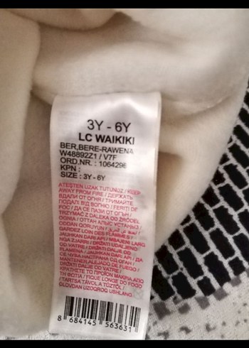 LCW Beyaz Örgü Yün Çocuk Bere - Görsel 5