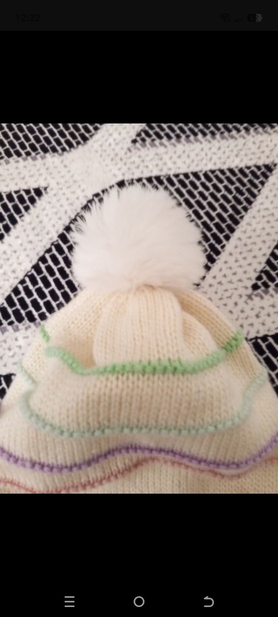 LCW Beyaz Örgü Yün Çocuk Bere - Görsel 3