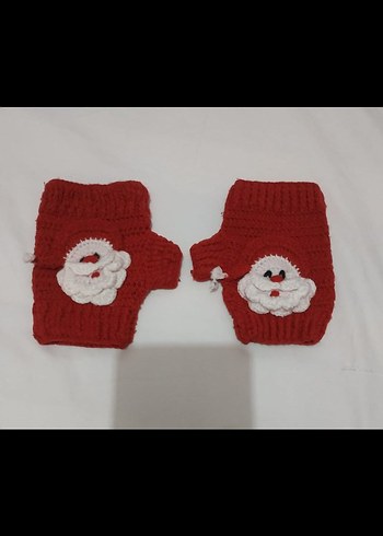 NOEL BABA EL ÖRGÜSÜ ÇOCUK ELDİVENİ - Görsel 2