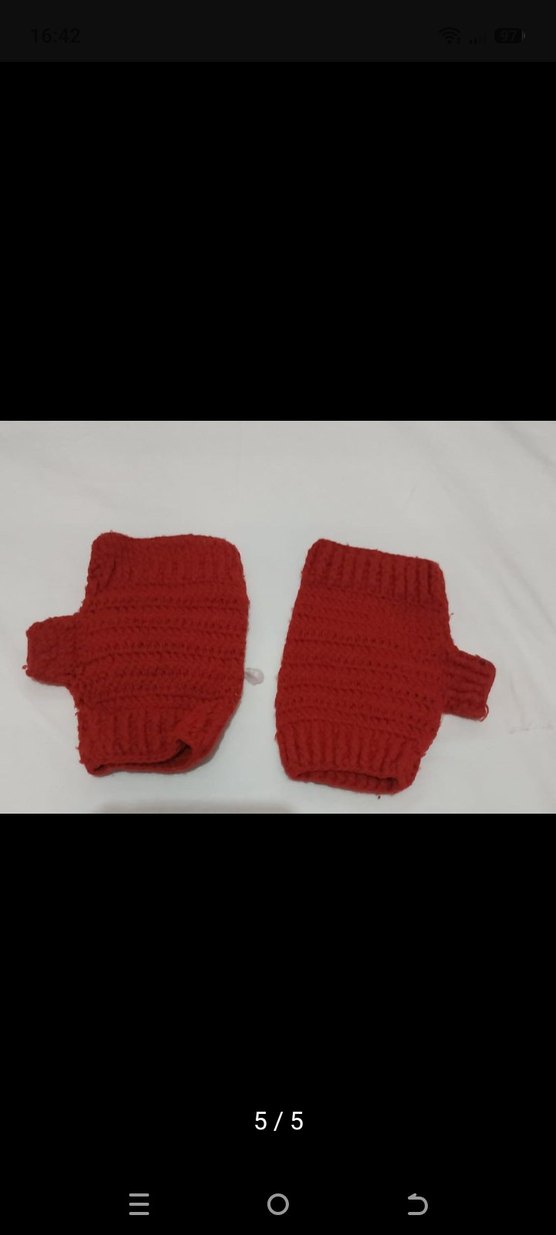 NOEL BABA EL ÖRGÜSÜ ÇOCUK ELDİVENİ - Görsel 5