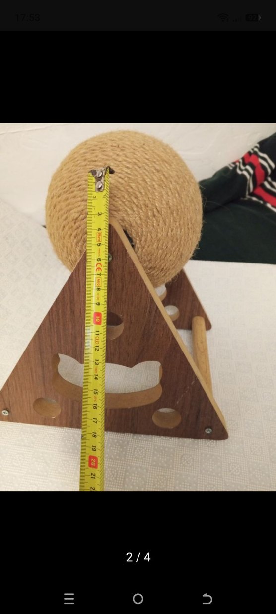 KEDİ TIRMALAMA TOPU - Görsel 2