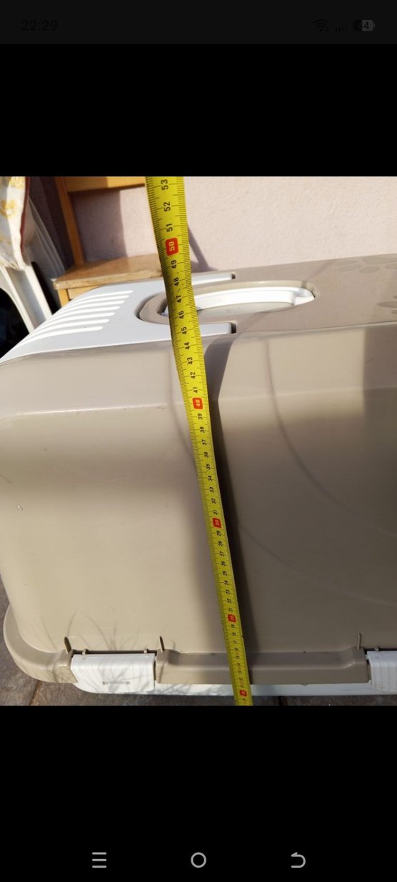 XL KAPALI KEDİ TUVALETİ - Görsel 5