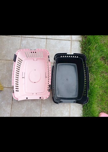 Pastel Pembe Taşınabilir Kedi Taşıma Kutusu - Görsel 2