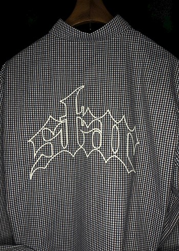 Star nakışlı Unisex gömlek - Görsel 6