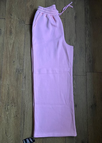 Pembe Rahat Kesim Kadın Eşofman Altı - Görsel 2