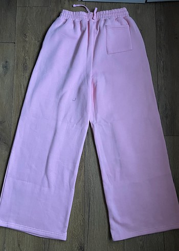 Pembe Rahat Kesim Kadın Eşofman Altı - Görsel 5